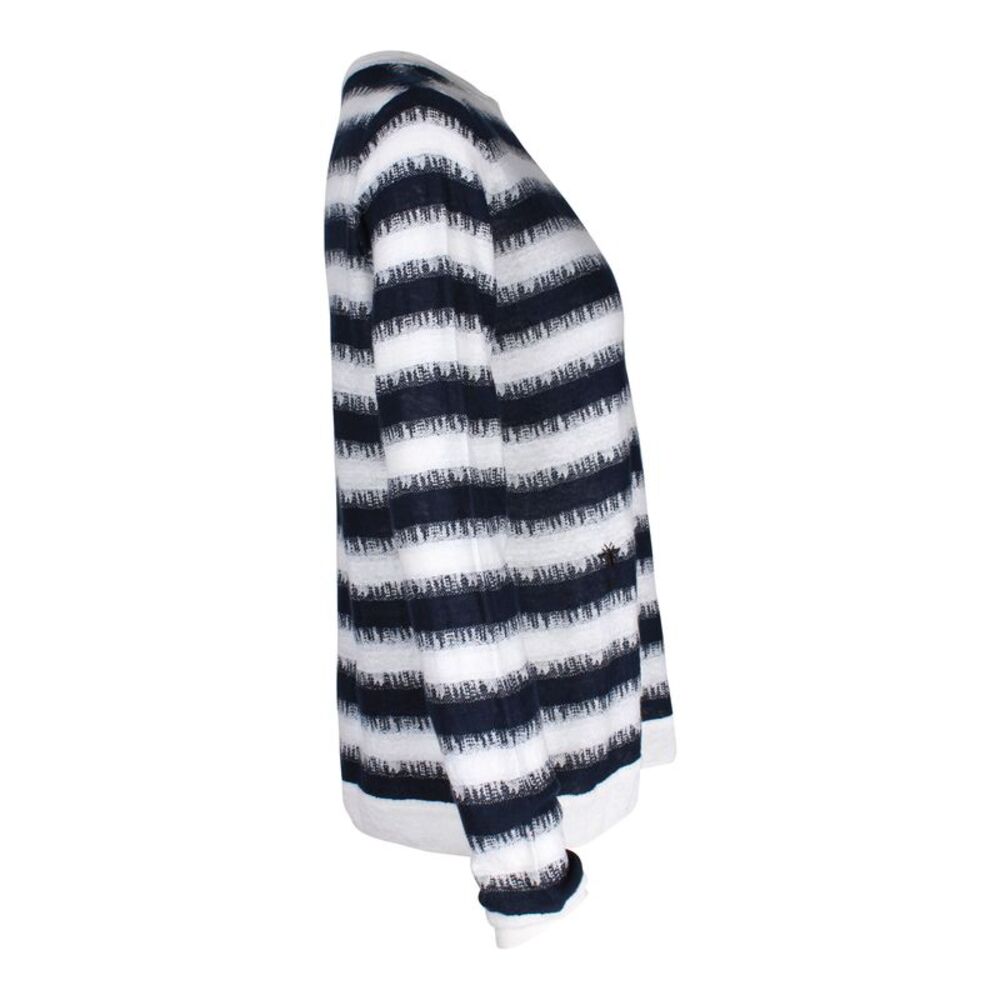 Christian Dior Striped Sweater in Multicolor Linen - Picture 2 of 5